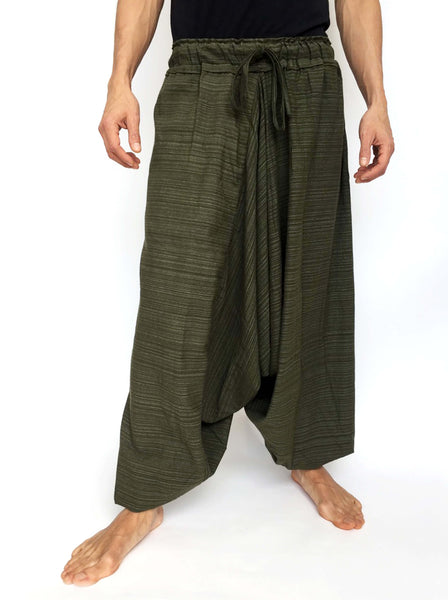 Green Line Pattern Samurai Pants – Bindi Designs