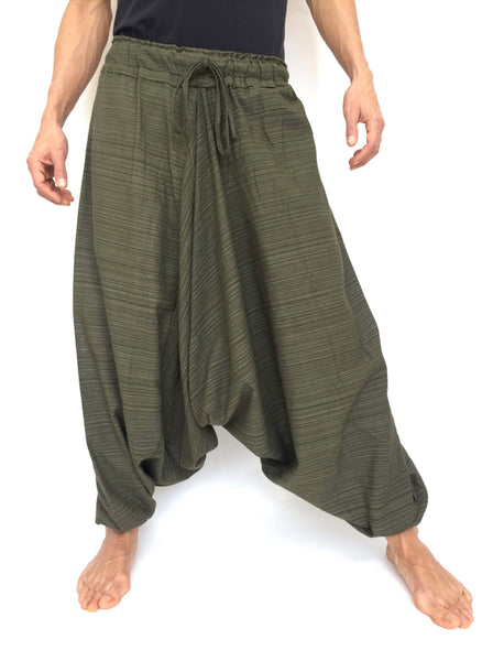 Green Line Pattern Samurai Pants – Bindi Designs