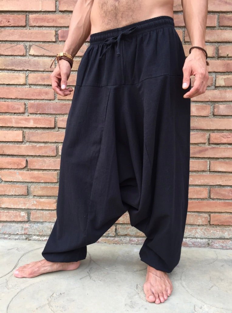 Loose Fit Cotton Pants Black – Bindi Designs