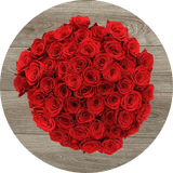Red roses pair with white wrapper is definitely a good choice if u want it  to be minimal and focusing on th…