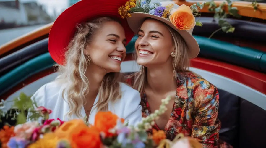 sisters-with-flowers