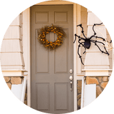 Wreath on the Front Door
