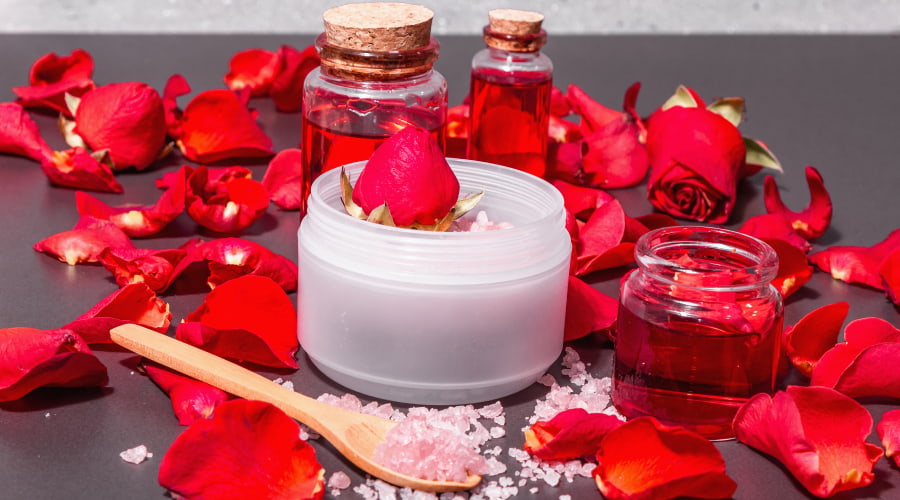 Bath Salts With Rose Petals for Relaxation – Rosaholics