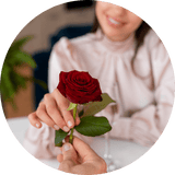 Red roses pair with white wrapper is definitely a good choice if u want it  to be minimal and focusing on th…