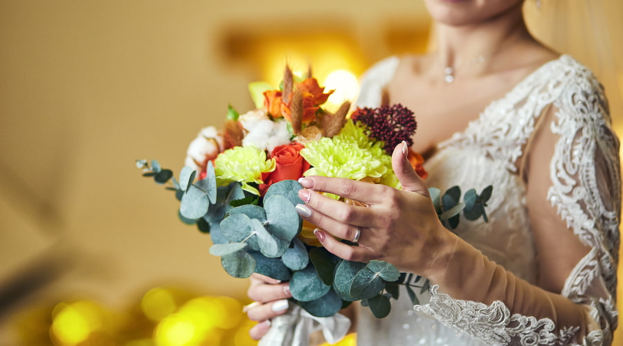 September Wedding Bouquet