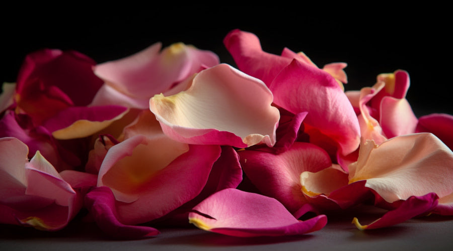 Rose Quartz Freeze Dried Rose Petals