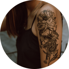 peony tattoo