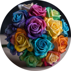 Rainbow Roses