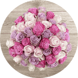 Cheshyre Pink Rose Bouquet