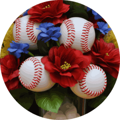 Flowers Inspired by Football, Baseball, and Basketball Teams