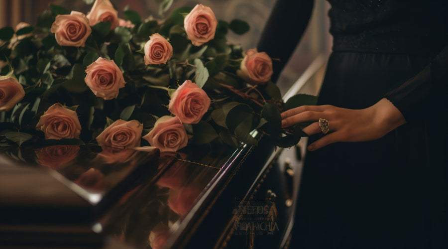 Funeral roses
