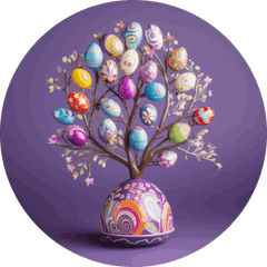 Easter egg tree decoration