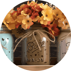 Mason Jar Centerpiece