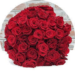 Red Explosion rose bouquet