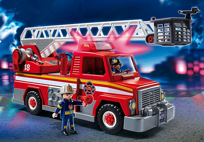 Verplaatsing laten vallen test Playmobil - City Action - Rescue Ladder Unit (5682) – The Pennsy Station,  LLC