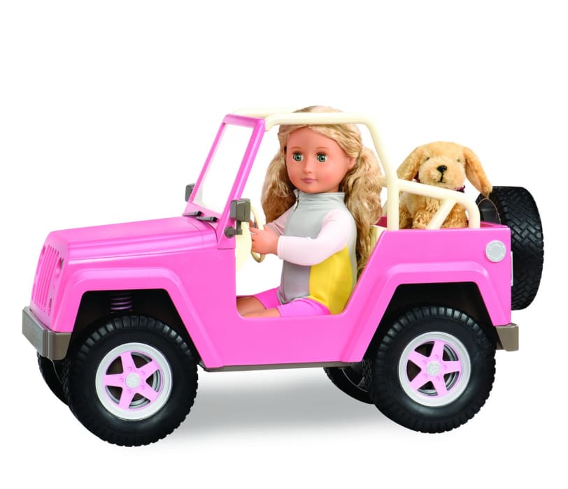 our generation pink jeep