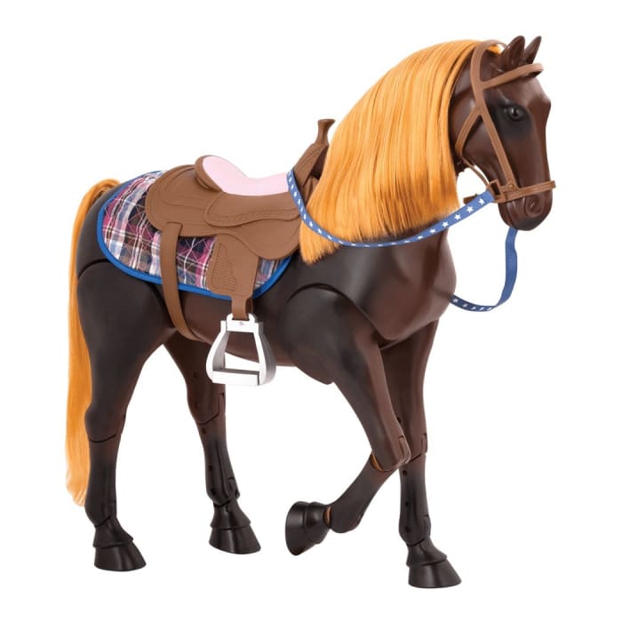 our generation poseable thoroughbred horse