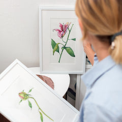 A4 picture frames with mount to protect artwork