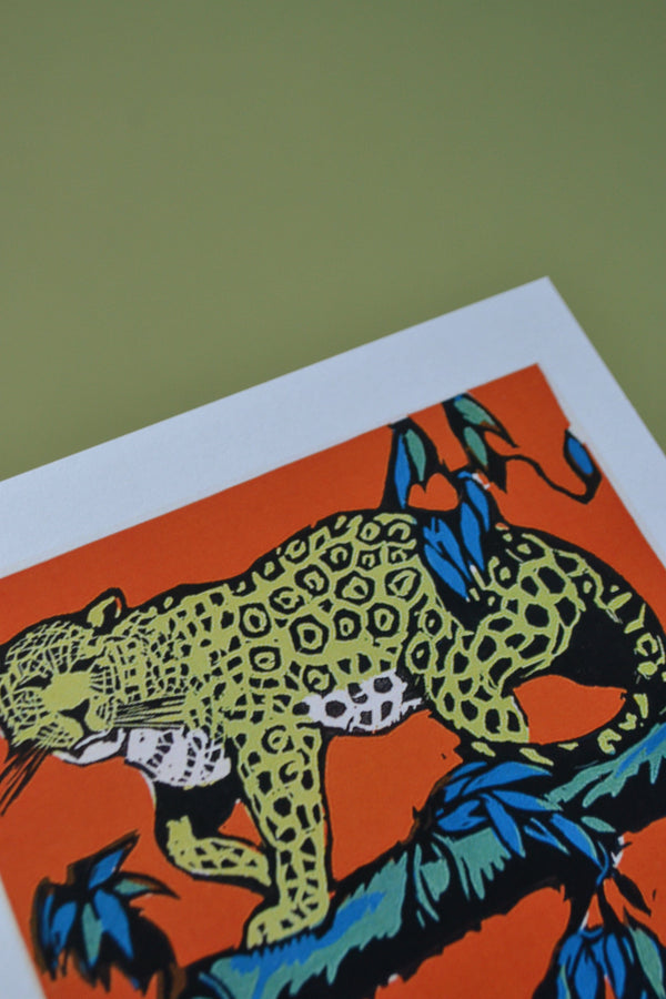jaguar animal alphabet print - LelloLiving