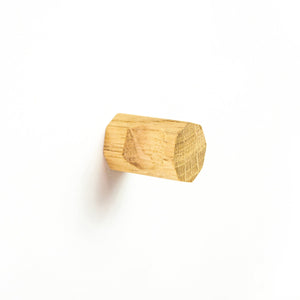 Small geometric Oak Wood Knob, Minimalist handle Modern cabinet pulls, Wooden Knobs, cabinet door knob, handmade drawer knobs