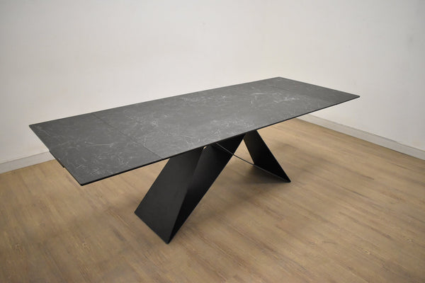 ANNEX Slate Grey Marble - 63" Dining Table-furniture stores regina-Hunters Furniture