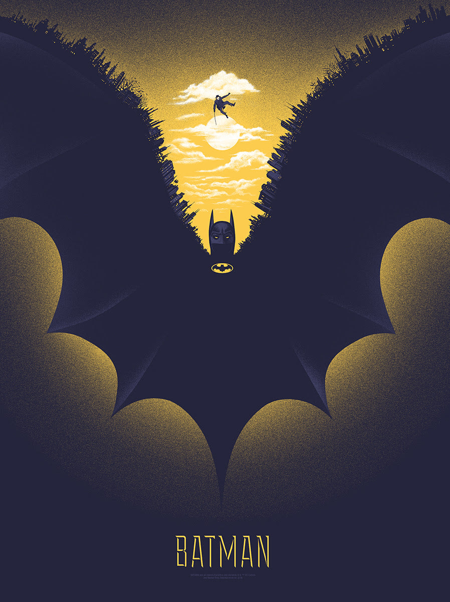 Gary Pullin Batman 18x24 Screenprint Poster xx/225 – 