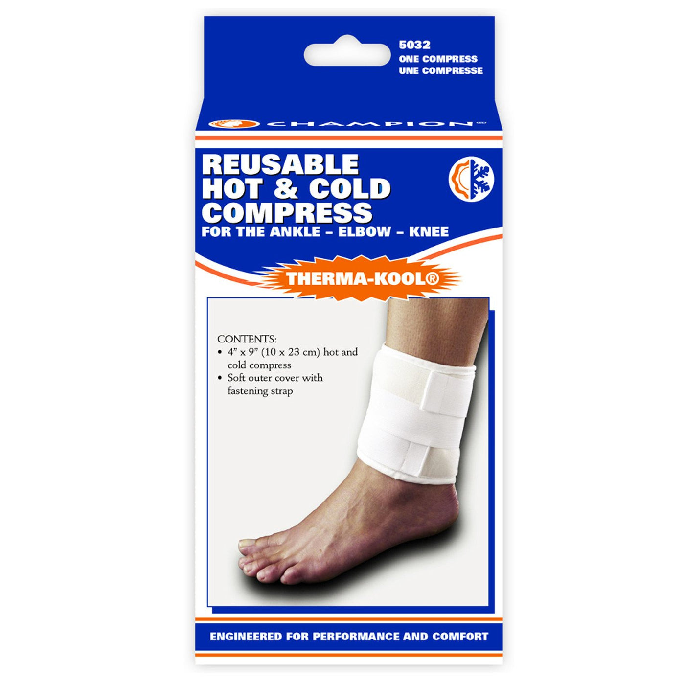 Therma-Kool Reusable Hot/ Cold Compress for Ankle and Elbow – Meridian ...