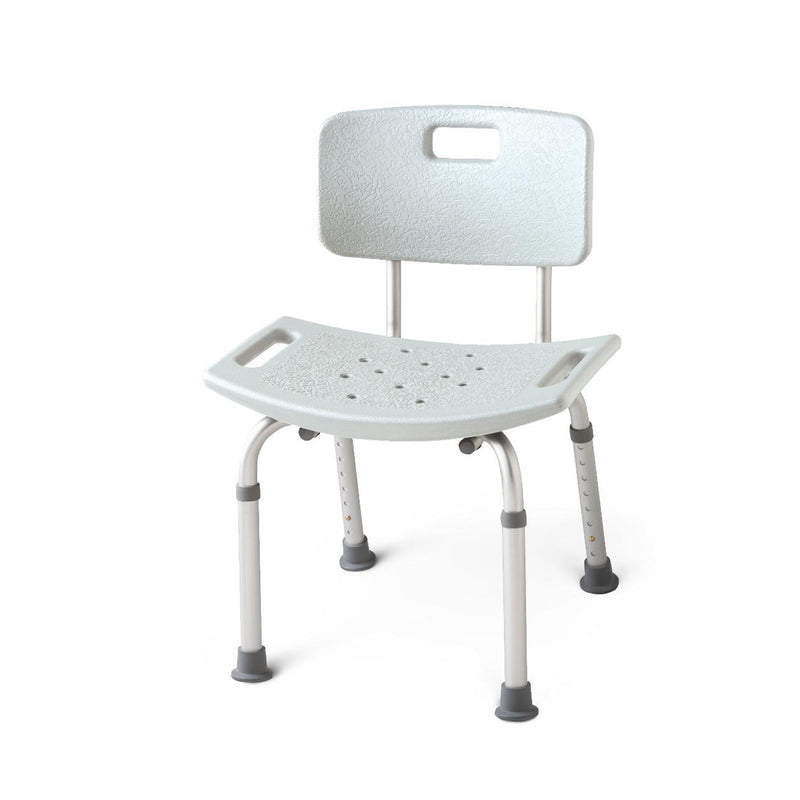 Medline Aluminum Shower Chair with Back at Meridian Medical Supply