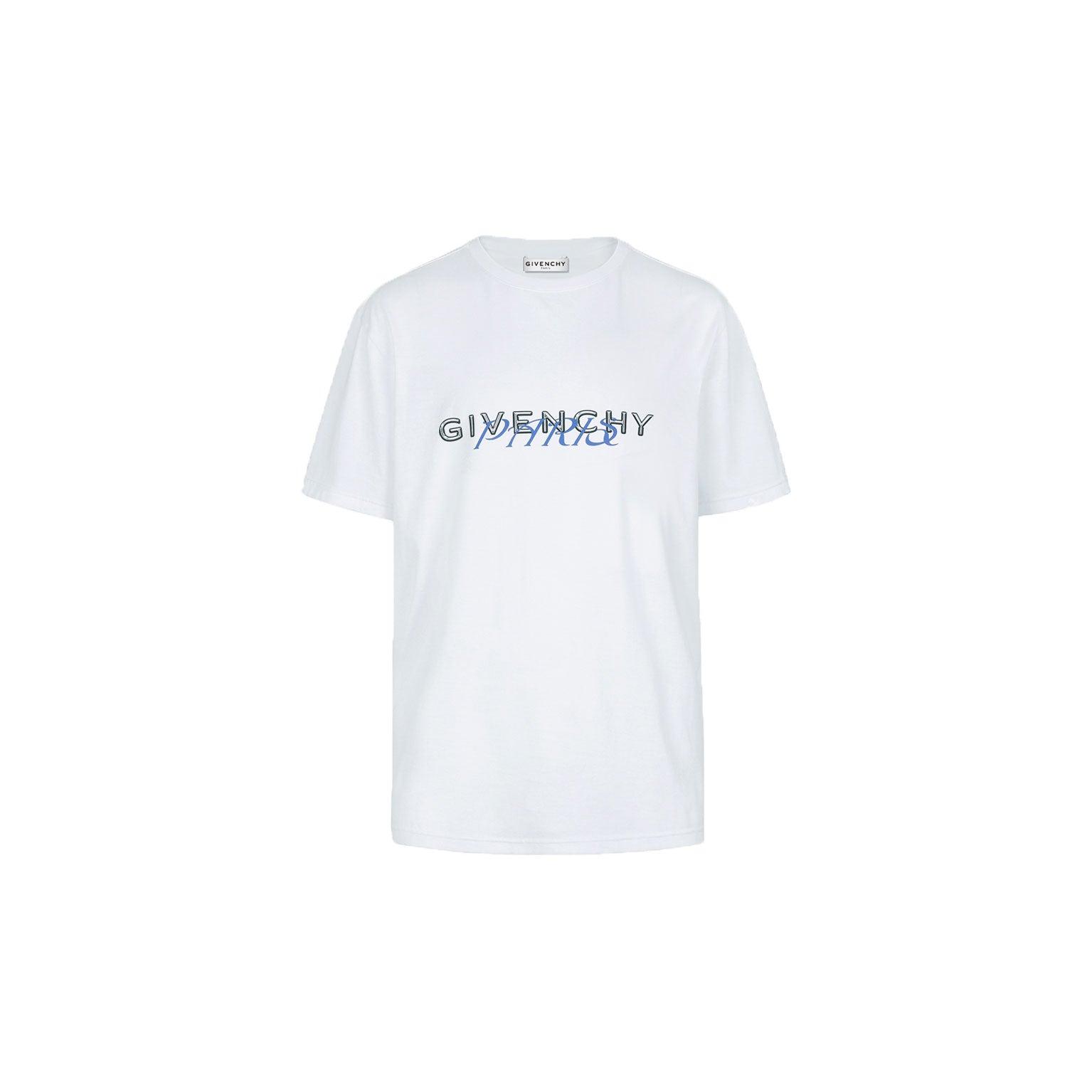 givenchy paris blue t shirt