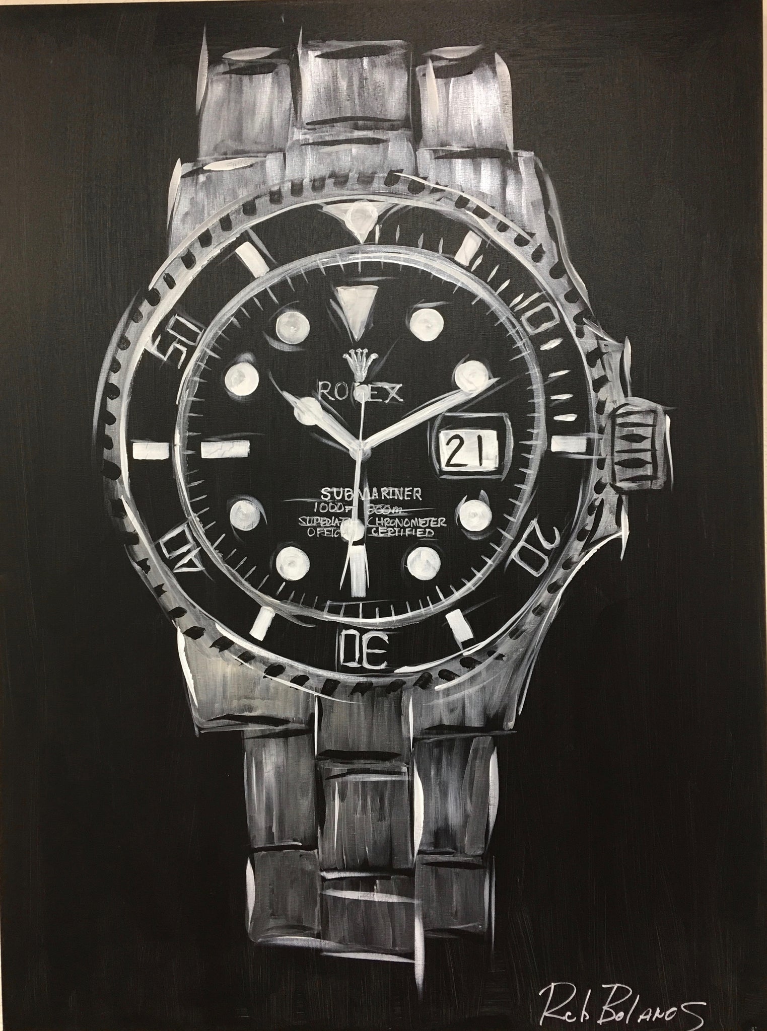 rolex painting