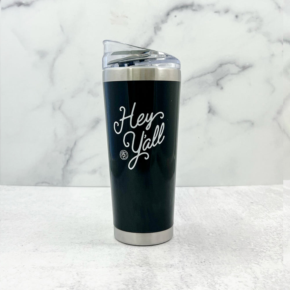 Hey Y'all Purple Stainless Steel 26oz. Tumbler –