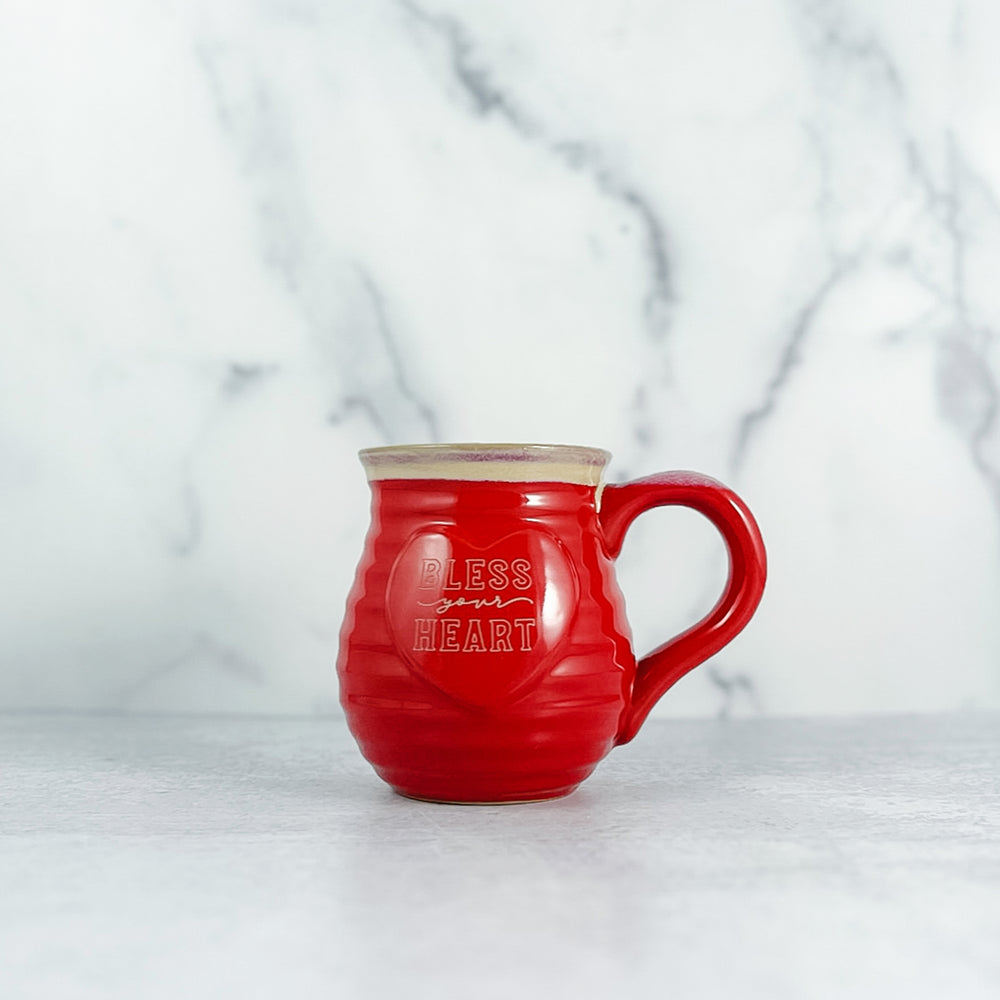 Pretty Bless Your Heart - Floral - Pink and Red Travel Tumbler