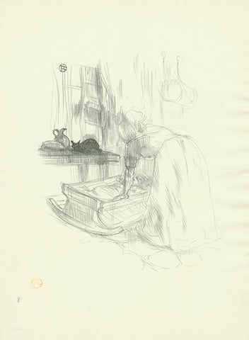 Henri de Toulouse Lautrec - Berceuse - Lullaby - lithograph - Melodies Desire Dihau