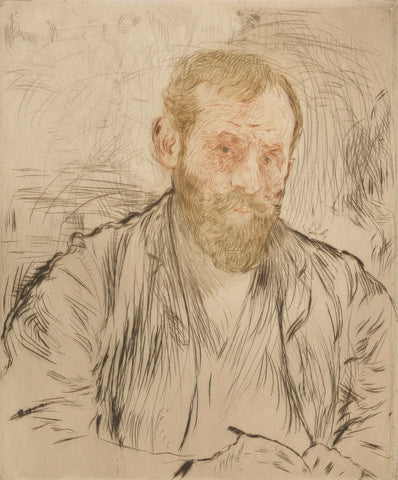 Jean-Francois Raffaelli - Son Portrait par Lui-Meme - Self-Portrait - L'Estampe Originale