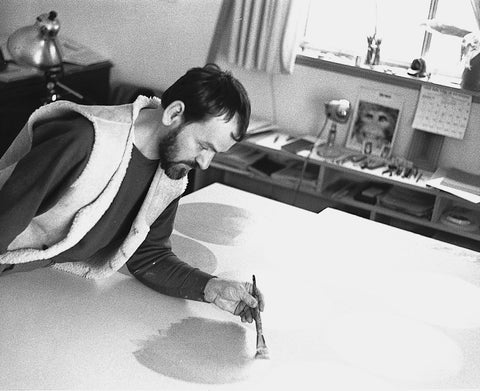 Julian Stanczak in studio 1965