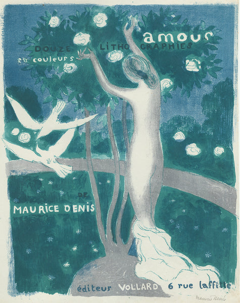Maurice Denis - Amour - cover - couverture - douze lithographies en couleurs - Ambroise Vollard
