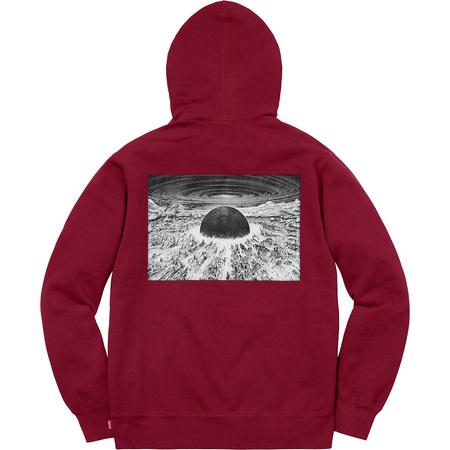 SUPREME/AKIRA - PATCHES HOODED SWEATSHIRT (CARDINAL) SIZE XL – THE