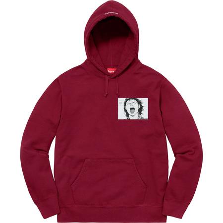 SUPREME/AKIRA - PATCHES HOODED SWEATSHIRT (CARDINAL) SIZE XL – THE