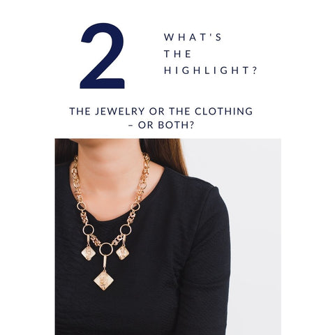  Jewelry Style Tip #2 - Consider your choice of Earrings: