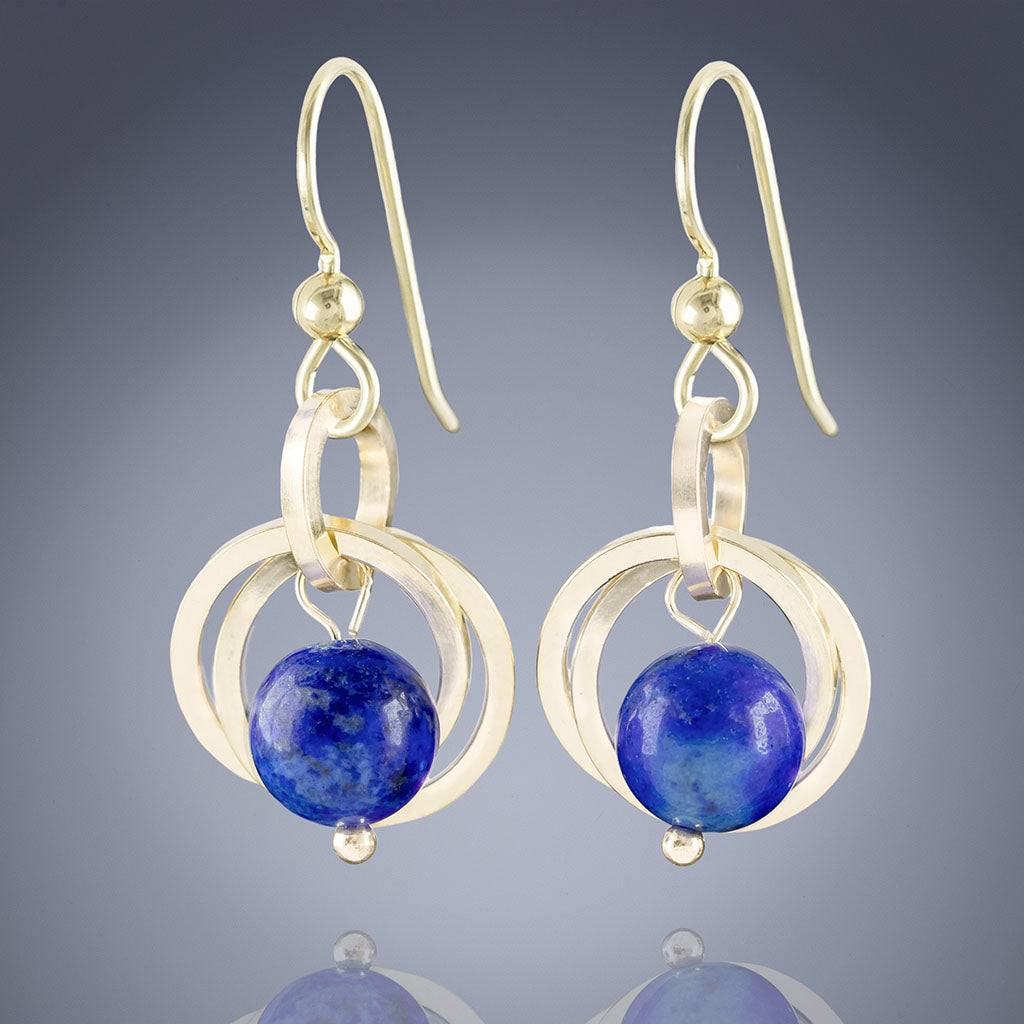 Blue Thelma Earrings, LAVANI JEWELS