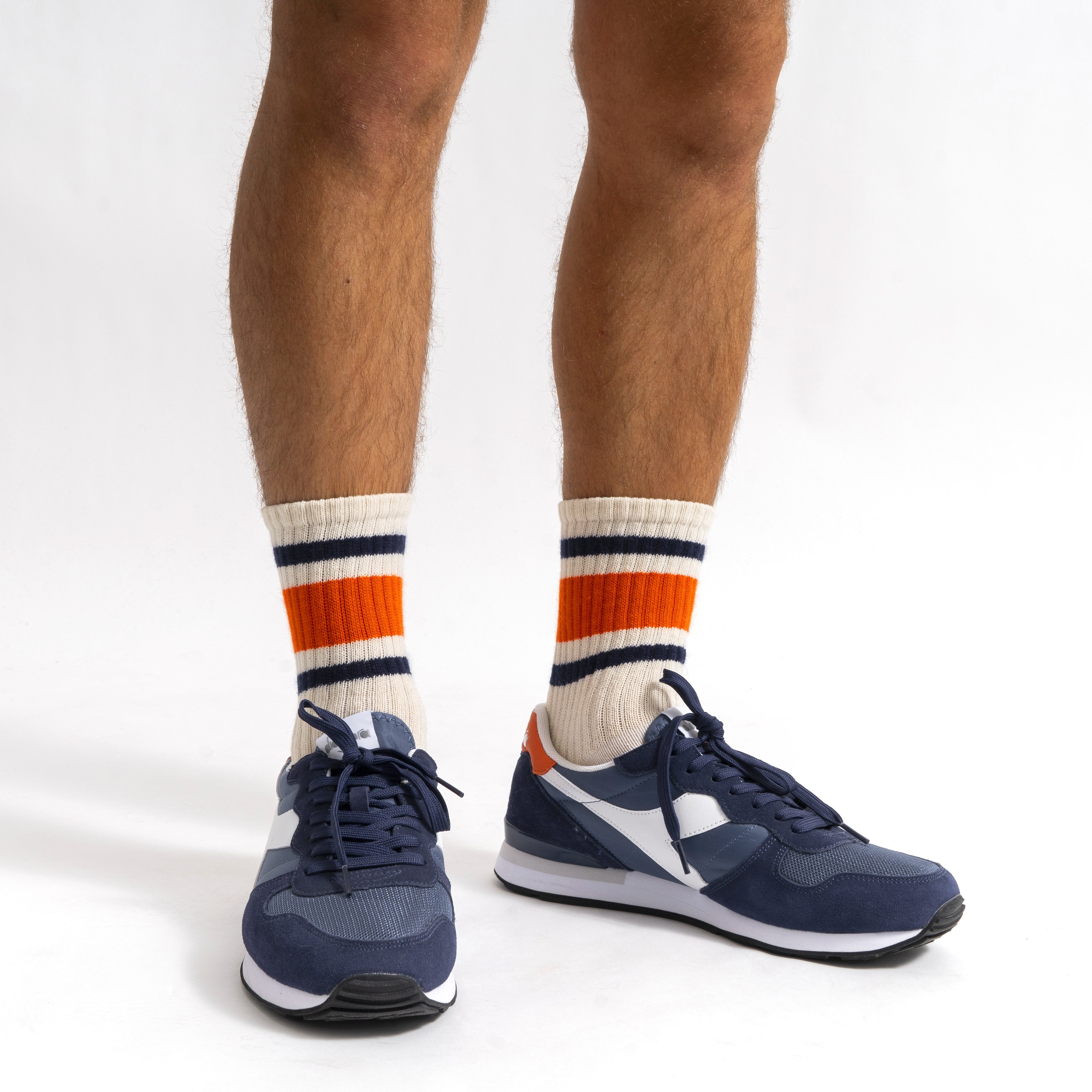 RETRO STRIPED SOCKS - 4/PACK