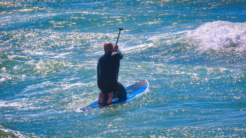 Paddling out on the Jimmy Lewis WorldWide