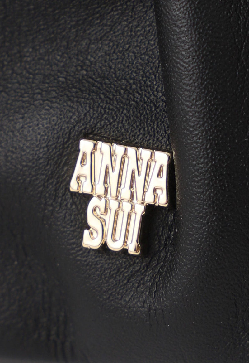 ANNA SUI 財布 インザバスケット 外口金二つ折り財布 黒猫 新品 巾着付 ...