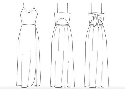 All Things Cabo Maxi Dress! – So Sew English Fabrics