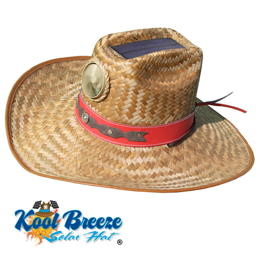 Kool Breeze Solar Men's Cowboy Straw Hat (Band) – Kool Breeze