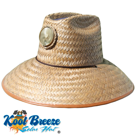 Kool Breeze Solar Men's Cowboy Straw Hat (Band) – Kool Breeze Solar Hats