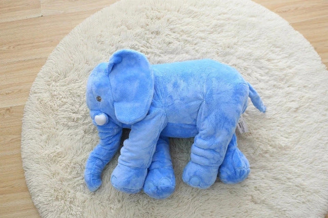 blue plush elephant