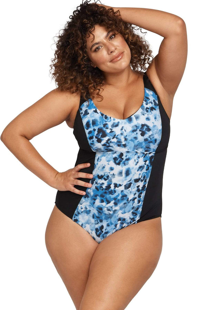 Natare Fly Hockney Chlorine Resistant One Piece Swimsuit