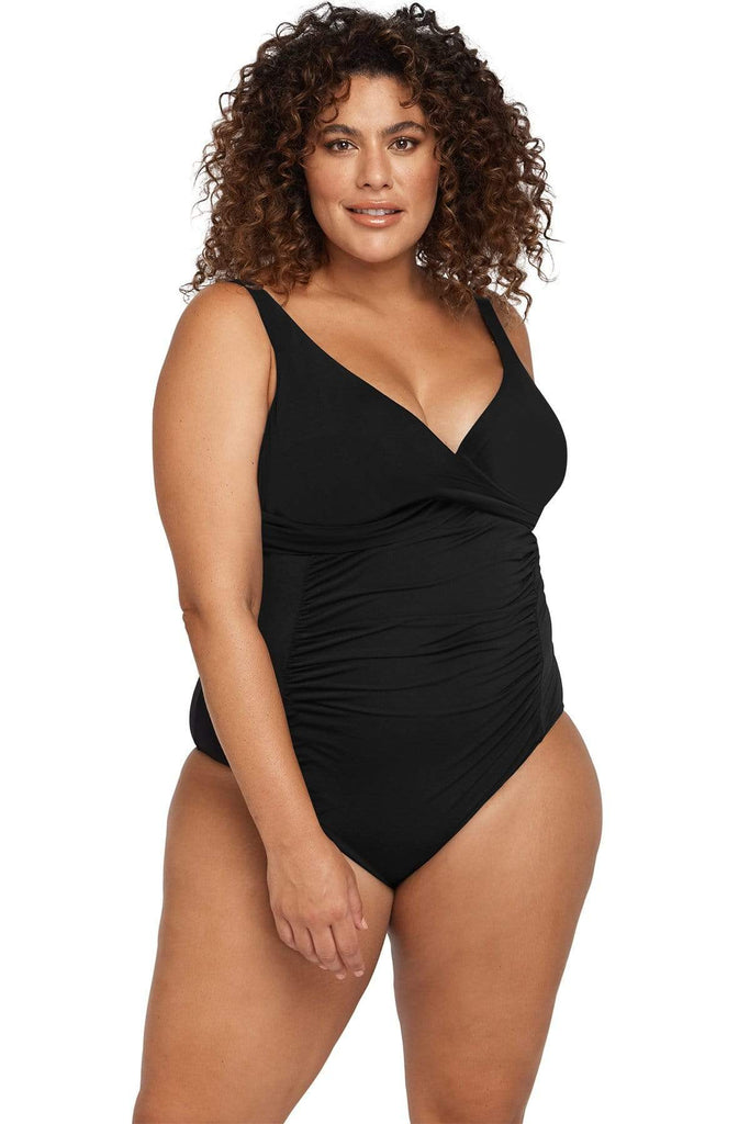 Les Nabis Hayes D / DD Cup Underwire One Piece Swimsuit – Sheer