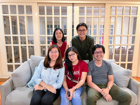 Cuppa team photo from left to right: Deina, Kyle, Daisy, Alice, and Aaron